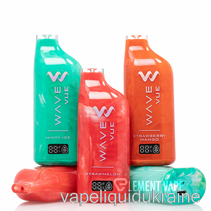 Vape Liquid Ukraine Wave Vue 10000 Disposable Banana Straw